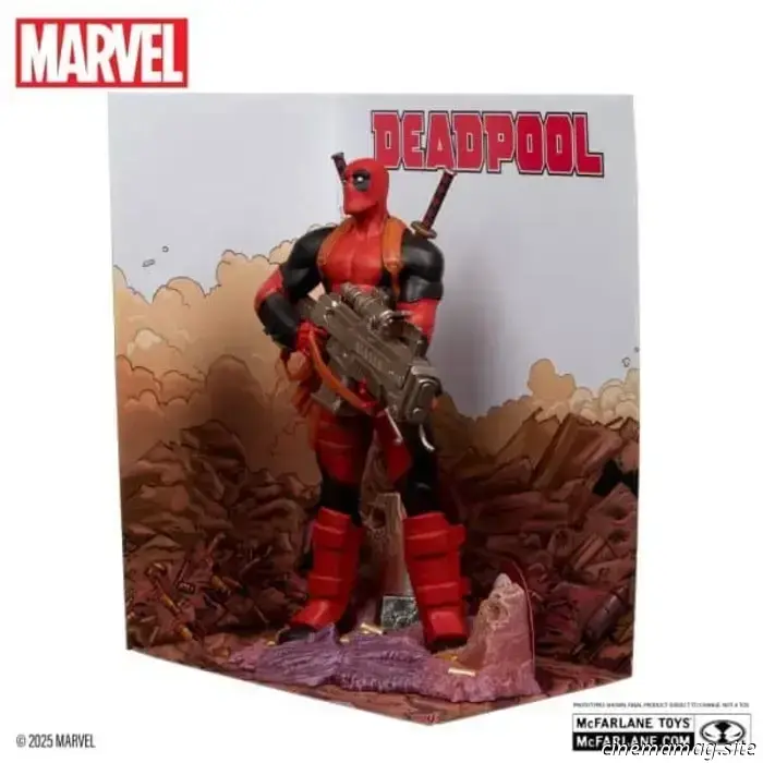 McFarlane presents new sixth scale collectibles of Spider-Man and Deadpool.