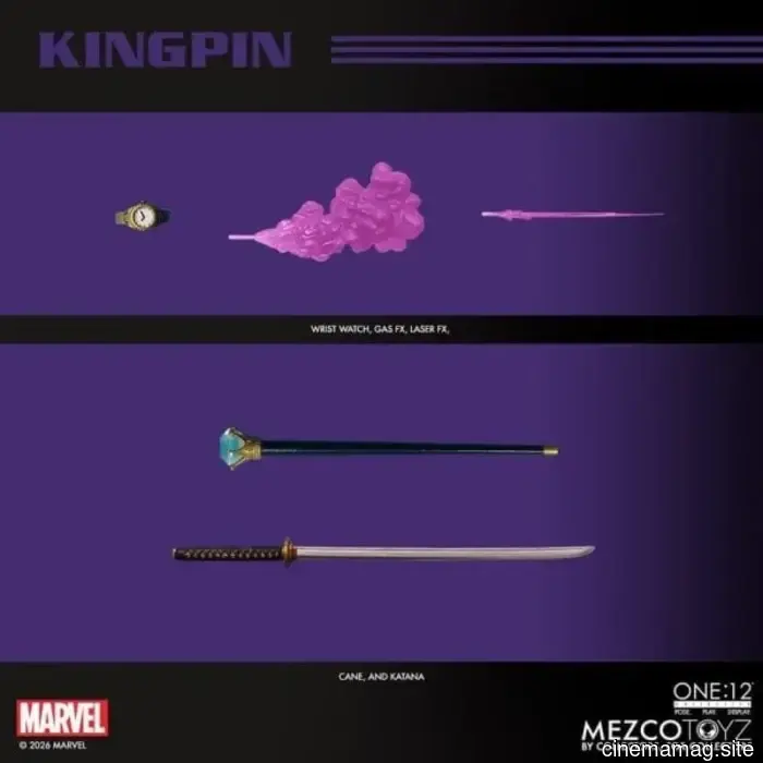 Фигурка Marvel's Kingpin One:12 Collective представлена компанией Mezco Toyz