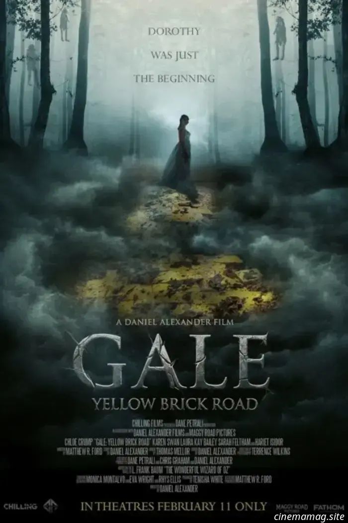 The Wizard of Oz receives a sinister horror reinterpretation in the trailer for Gale: Yellow Brick Road.