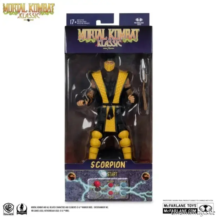 Компания McFarlane Toys запускает новую серию классических фигурок по Mortal Kombat