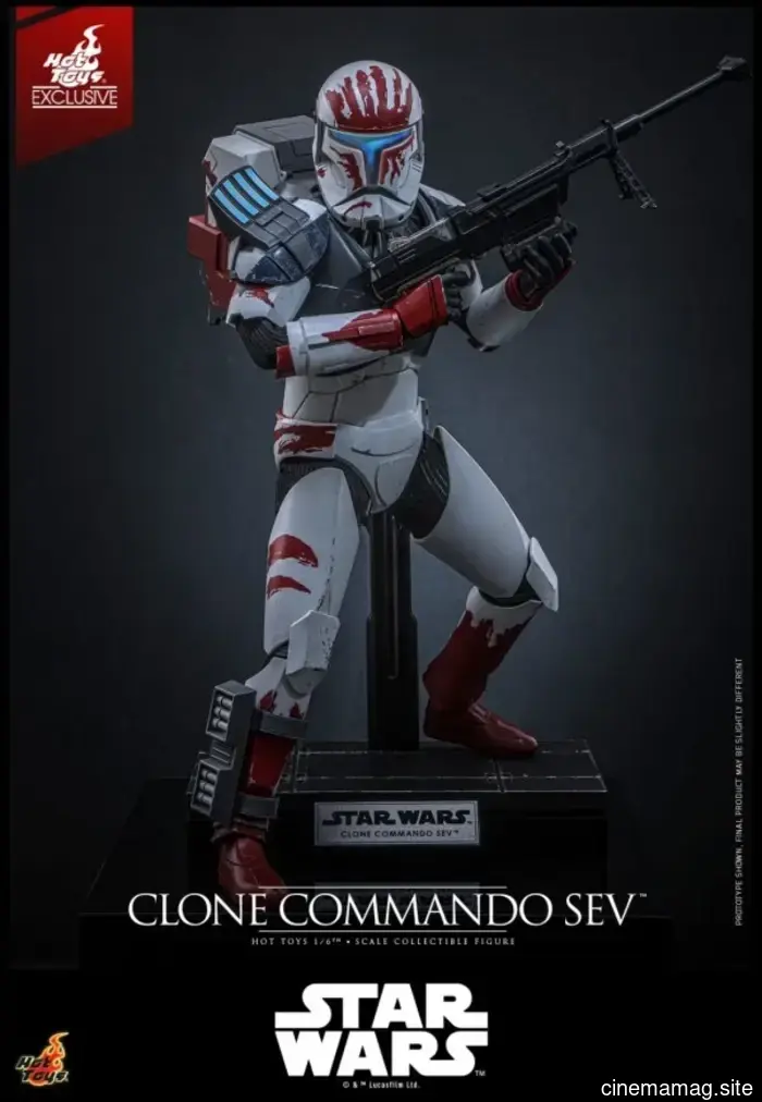Hot Toys has revealed a sixth scale figure of Saesee Tiin and Clone Commando Sev from Star Wars: The Clone Wars.