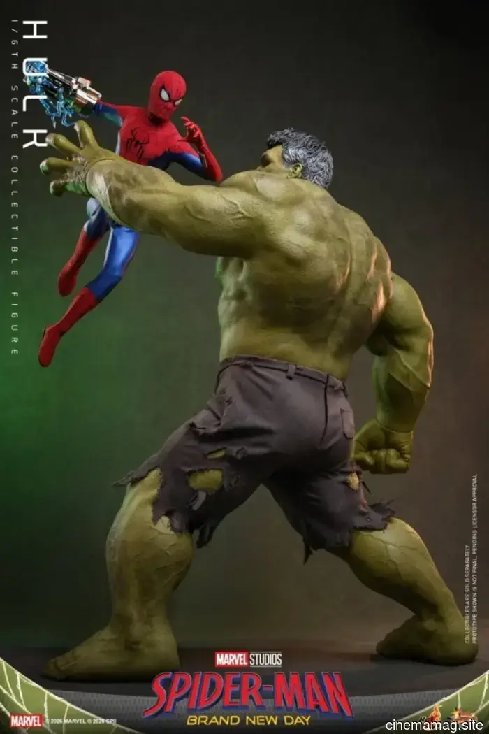 Hot Toys presenta la figura de Hulk a escala sexta de Spider-Man: Brand New Day.
