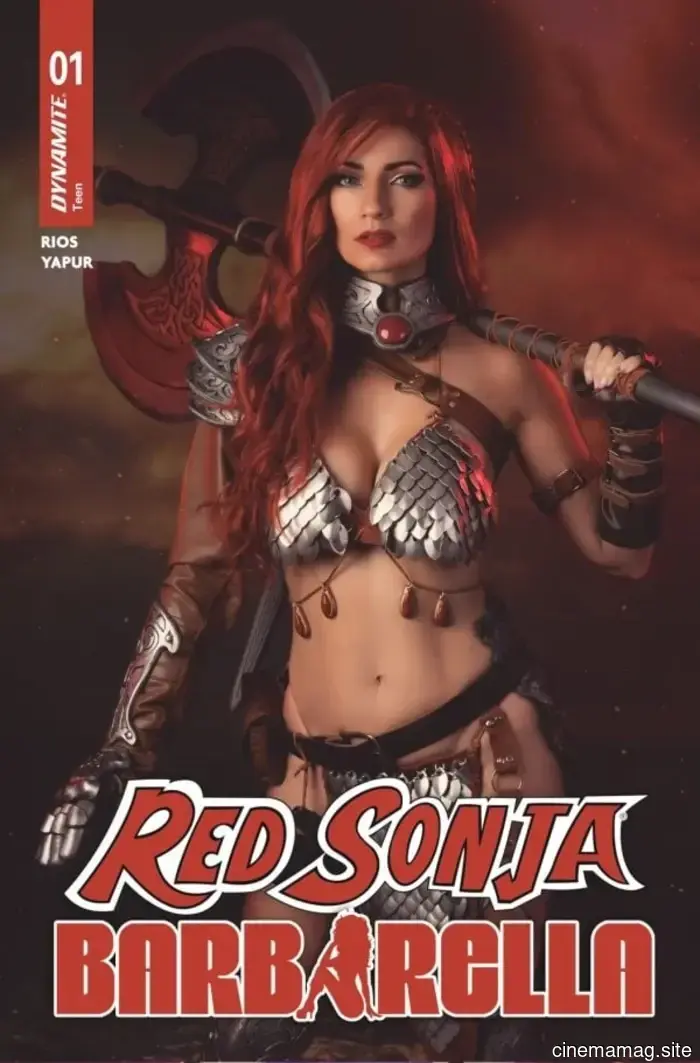Dai un primo sguardo a Red Sonja / Barbarella #1 con un'anteprima esclusiva.