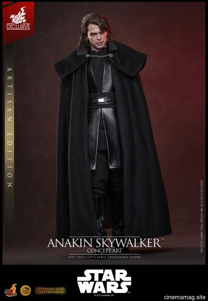 Hot Toys svela la figura in scala sei di Anakin Skywalker (Concept Art) da Star Wars: Episodio III – La vendetta dei Sith