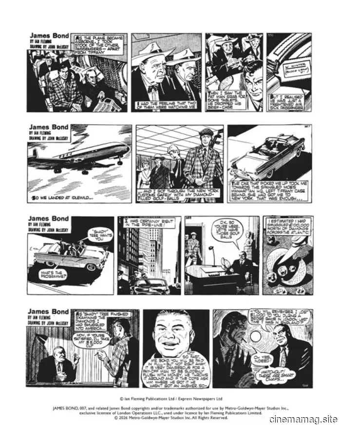 The James Bond Signature Comic Strip Collection by Ian Fleming is set to launch in 2027.
