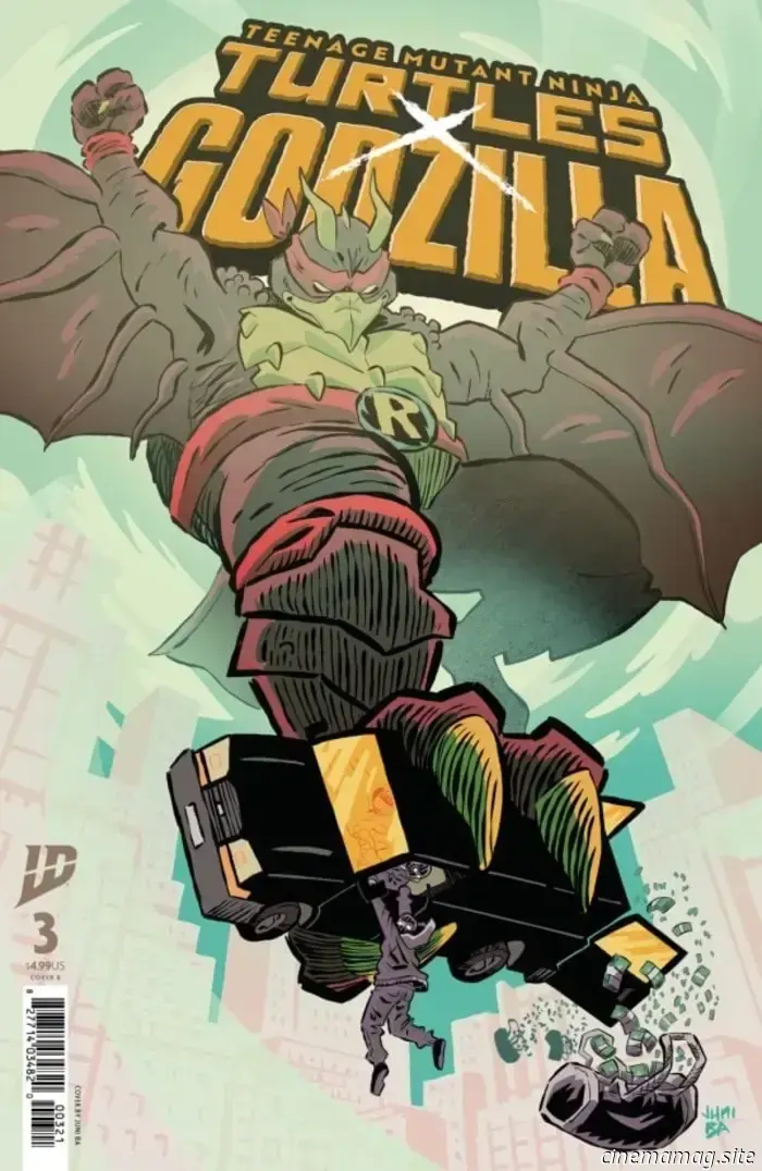 Comic Book Sneak Peek – Teenage Mutant Ninja Turtles x Godzilla #3