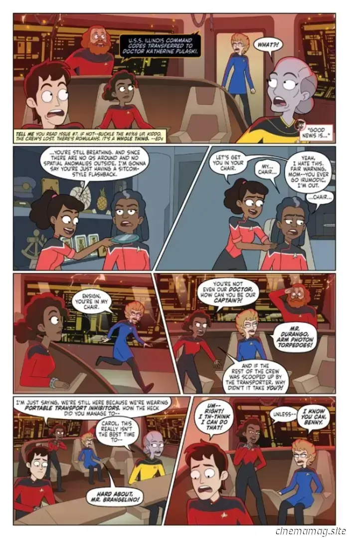 Star Trek: Lower Decks #8-Anteprima dei fumetti