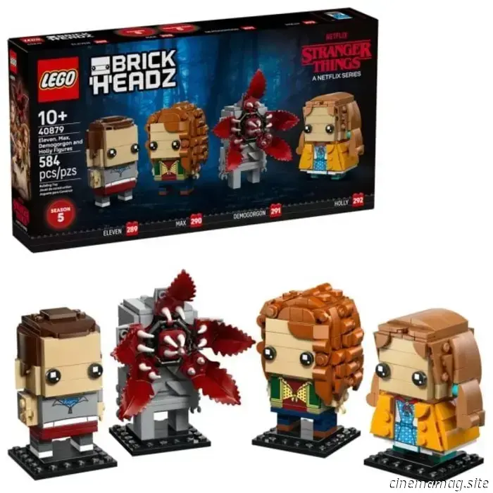 LEGO BrickHeadz Stranger Things: svelato il set di figure Eleven, Max, Demogorgon e Holly