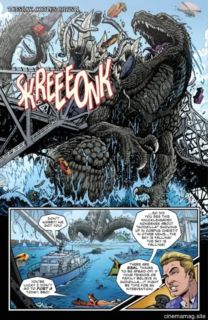 Comic Book Sneak Peek – Godzilla vs. America: Texas #1