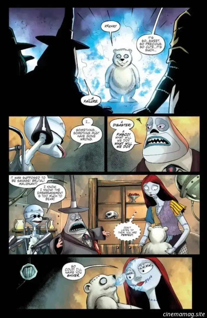 Превью комикса — «Кошмар перед Рождеством» Тима Бёртона: «Дрожь Рождественского города» №1