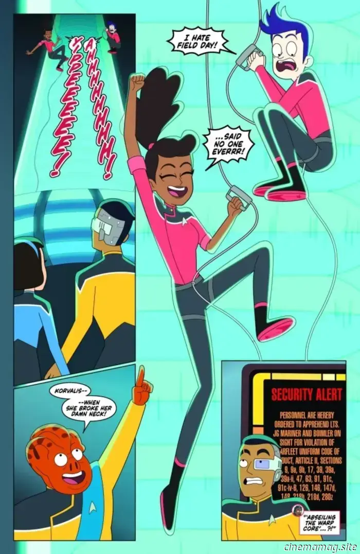 Star Trek: Lower Decks #7 - Avance del cómic