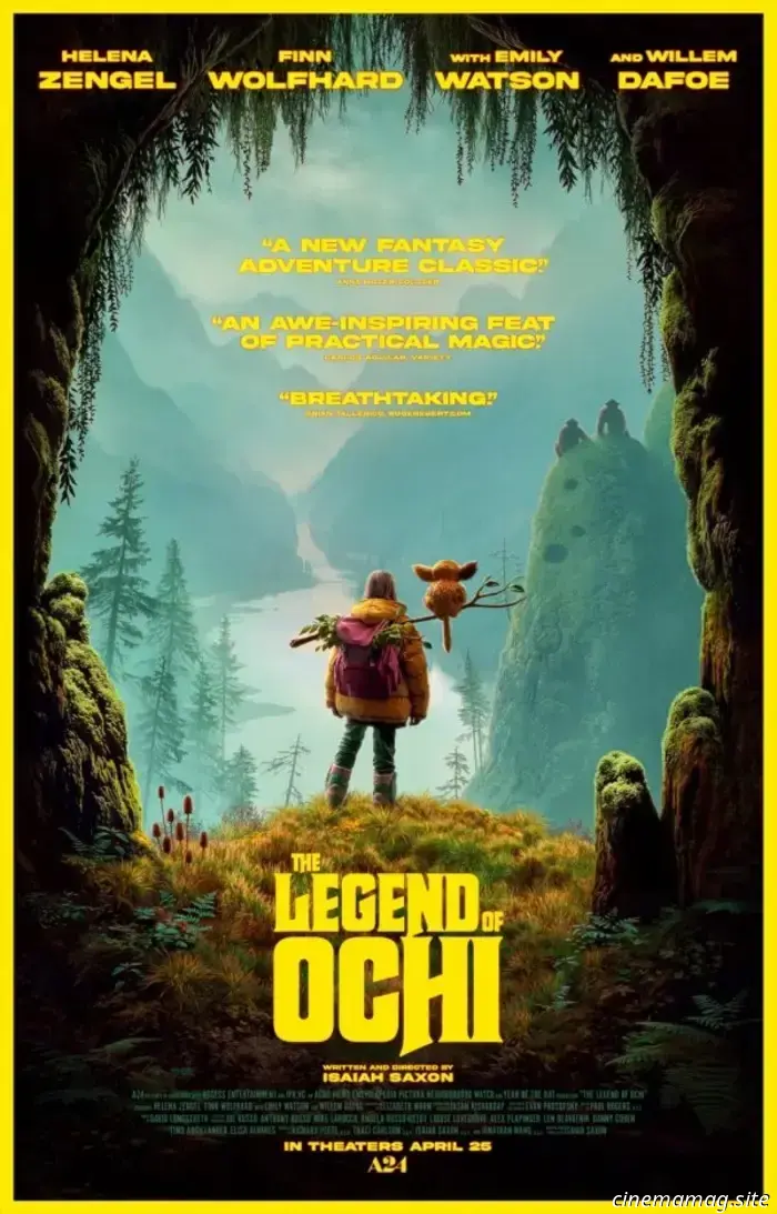 A24's The Legend of Ochi has released a poster and a first-look featurette.