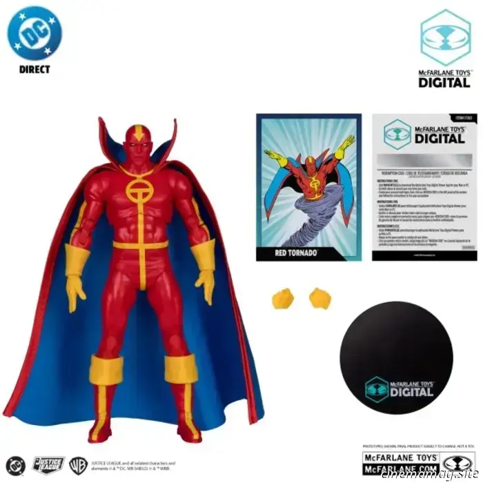 McFarlane Toys reveals new DC Direct figures of Batgirl, Blackfire, Man-Bat, and Red Tornado.