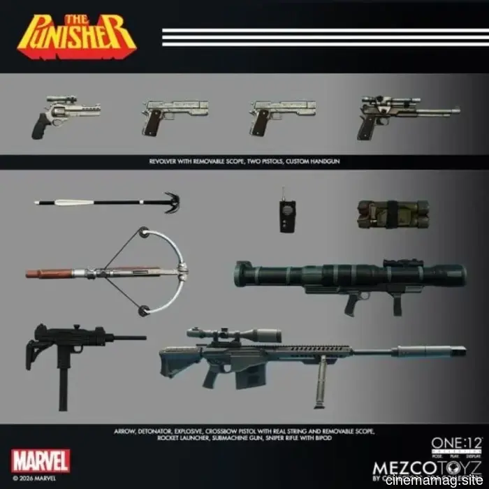 El Castigador se une al One:12 Collective con una nueva figura de acción de Mezco Toyz.