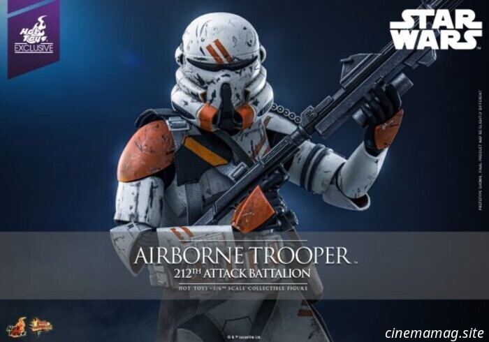 Hot Toys Star Wars: La vendetta dei Sith Airborne Trooper (212th Attack Battalion) sesta scala figura rivelata