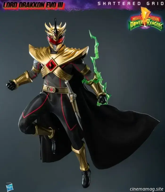 Threezero has revealed the sixth scale figure of Lord Drakkon from Mighty Morphin Power Rangers: Shattered Grid.