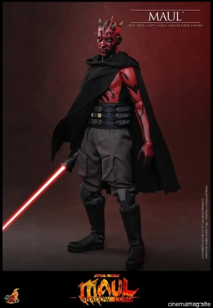 Hot Toys has revealed a sixth scale figure of Maul from Star Wars: Maul – Shadow Lord.