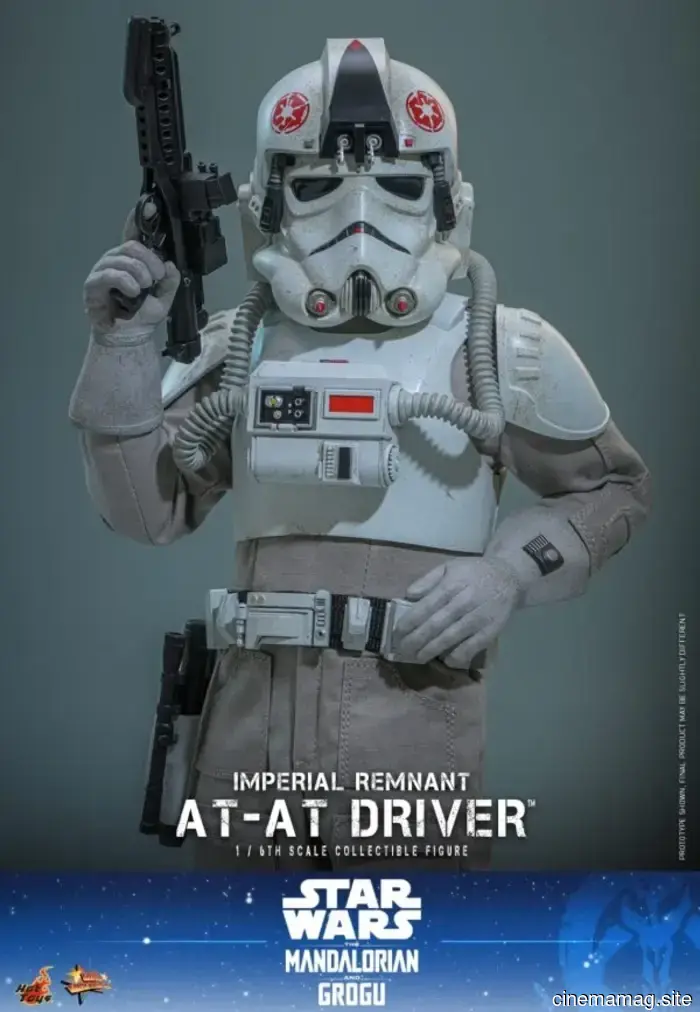 Hot Toys has introduced the sixth scale figure of the Imperial Remnant AT-AT Driver from Star Wars: The Mandalorian, featuring Grogu.