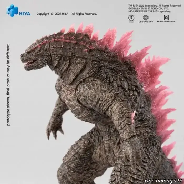 Hiya Toys lanza la figura de acción Godzilla Evolved con Rayo de Calor de Godzilla x Kong: The New Empire