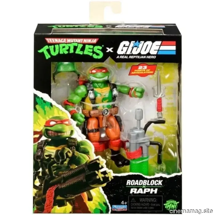Pre-orders for the Teenage Mutant Ninja Turtles and G.I. Joe crossover action figures are now available.