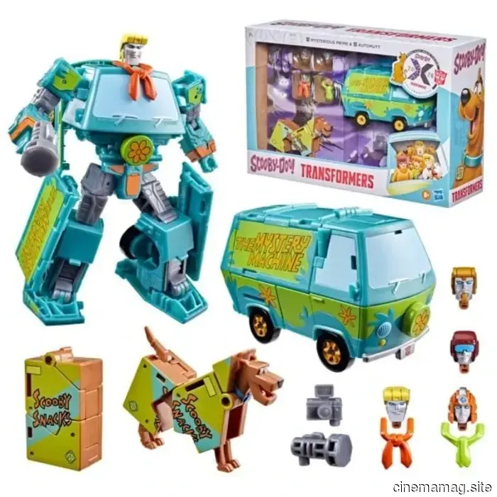 Hasbro launches the Transformers Scooby-Doo Mysterious Prime and Automutt action figure set.