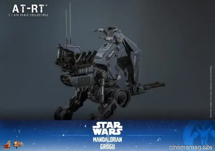 Hot Toys has revealed a sixth scale vehicle and figure set featuring the Imperial Remnant AT-RT and Driver from Star Wars: The Mandalorian, along with Grogu.