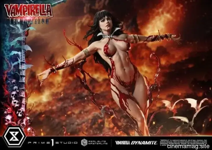 Estatua Vampirella “Tentación” de la línea Real Elite Masterline desatada por Prime 1 Studio