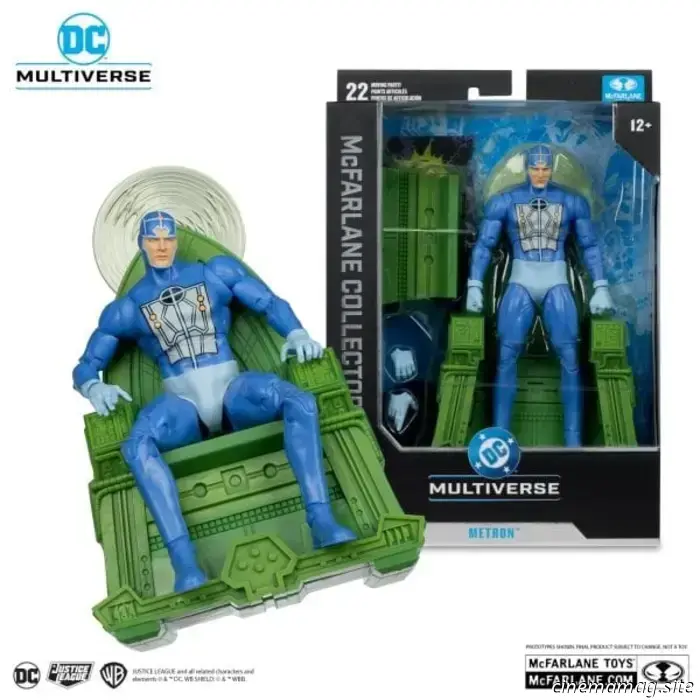 Figuras de Deathstroke, Mirror Master y Metron del DC Multiverse presentadas por McFarlane Toys