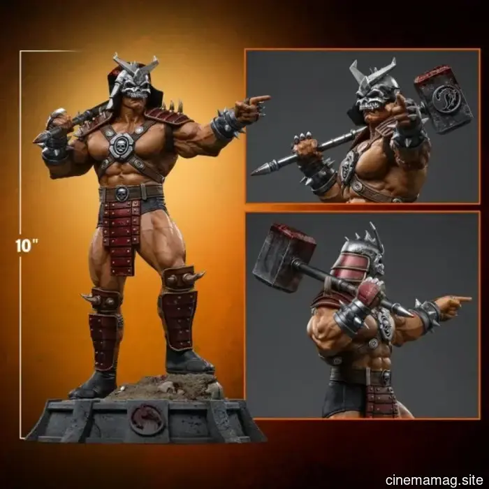 Shao Khan, Imperatore di Outworld, si unisce alla collezione di statue Art Scale di Mortal Kombat di Iron Studios