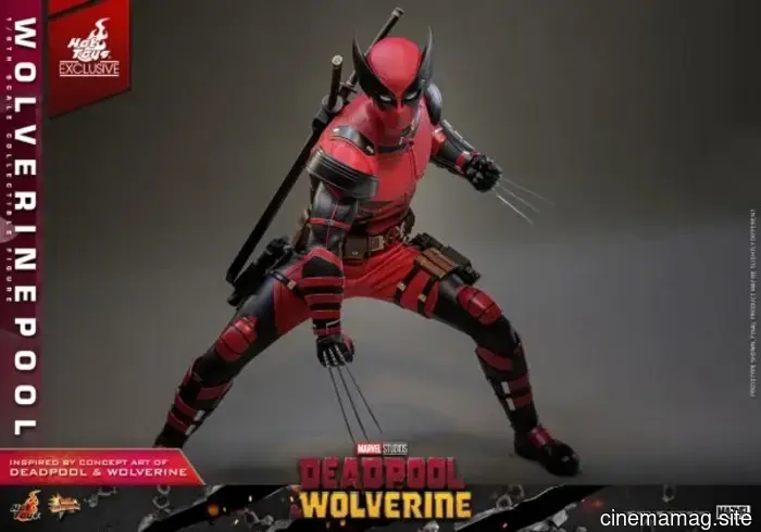 Wolverinepool se une a la colección de Deadpool y Wolverine de Hot Toys con una figura de sexta escala.