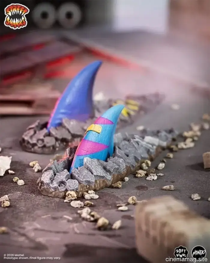 Streex becomes part of Mondo’s Street Sharks collection with a premium soft vinyl figure.