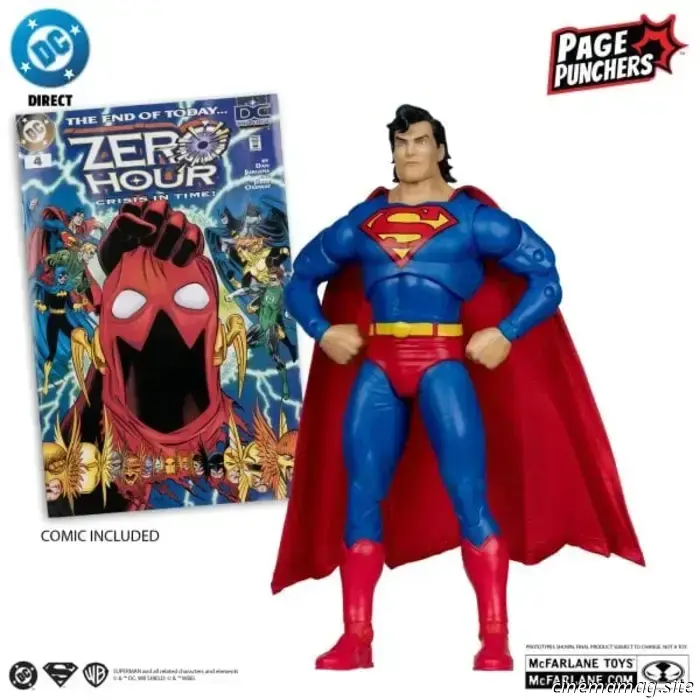 McFarlane Toys представляет серию Page Punchers с Суперменом, Джокером и Бэтменом: «Темный рыцарь возвращается».