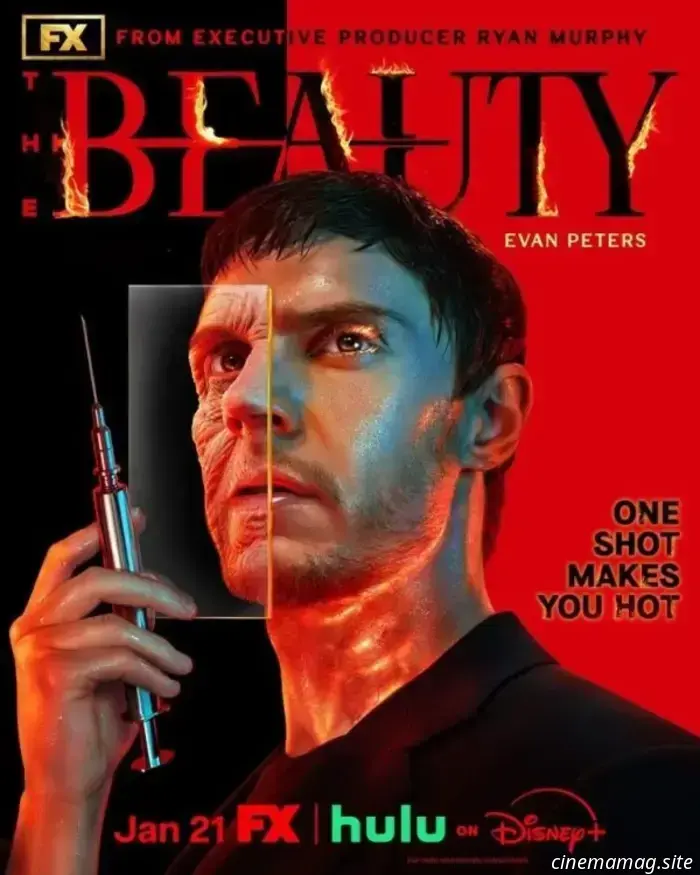 Character posters are revealed for Ryan Murphy's The Beauty.
