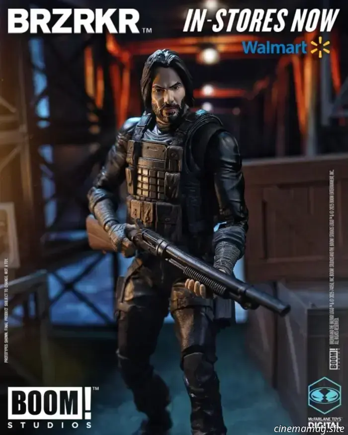 Би Киану Ривза пришла в Walmart с фигуркой BRZRKR от McFarlane Toys
