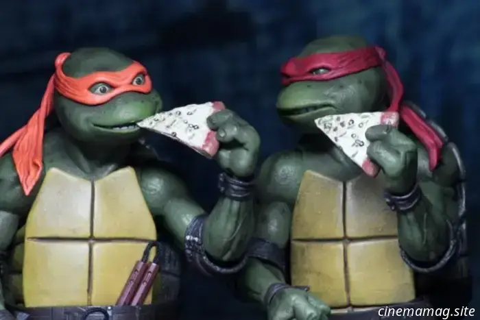 NECA reveals a 5-pack of action figures celebrating the 35th anniversary of the Teenage Mutant Ninja Turtles movie.