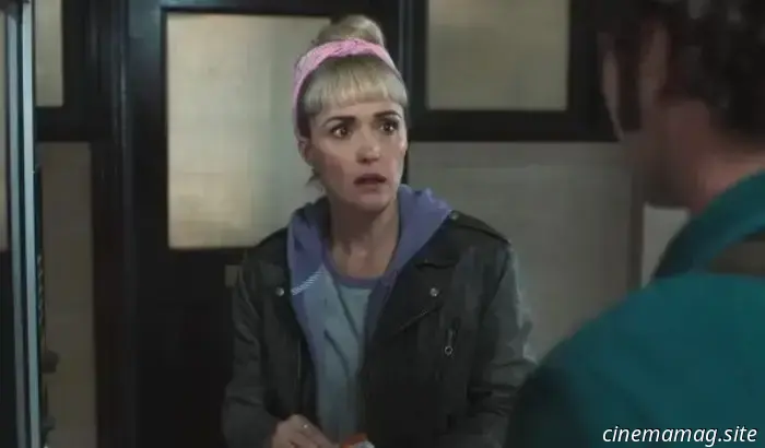 Rose Byrne takes on the establishment in the Tow trailer.