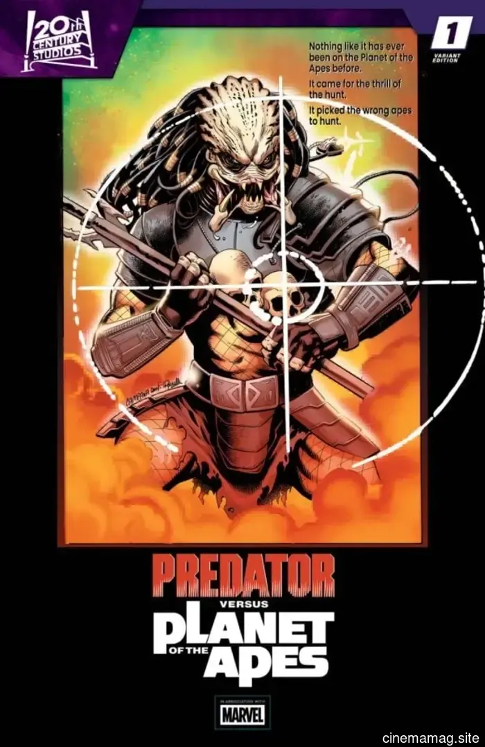 Two legendary sci-fi franchises come together in Marvel's Predator versus The Planet of the Apes.