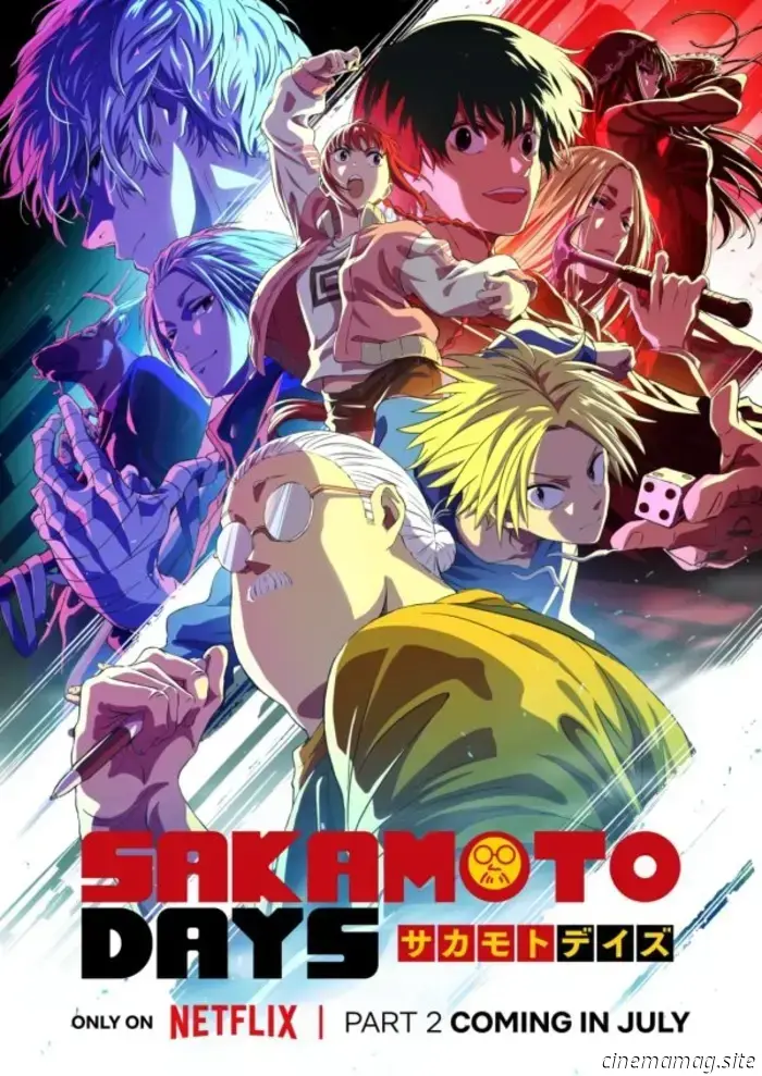 Netflix has unveiled the trailer, poster, and images for Part 2 of Sakamoto Days in anticipation of its July premiere.