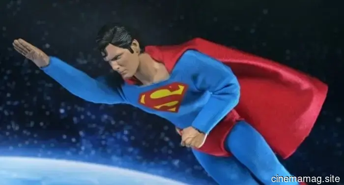 NECA launches a Superman action figure featuring Christopher Reeve in a flying pose.