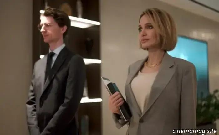 First glimpse of Angelina Jolie in Anxious People.
