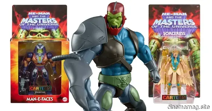 Masters of the Universe Origins colección de dibujos animados 200X añade a la Hechicera, Trap Jaw, Man-E-Faces y Sy-Klone