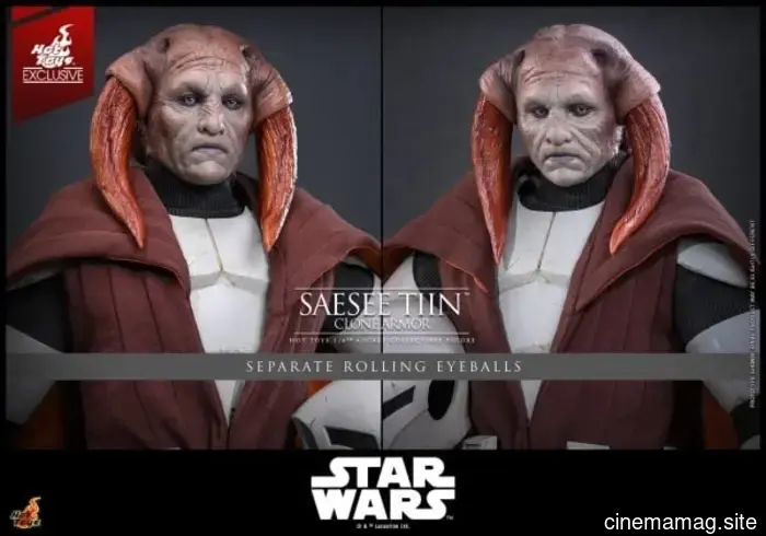 Hot Toys has revealed a sixth scale figure of Saesee Tiin and Clone Commando Sev from Star Wars: The Clone Wars.