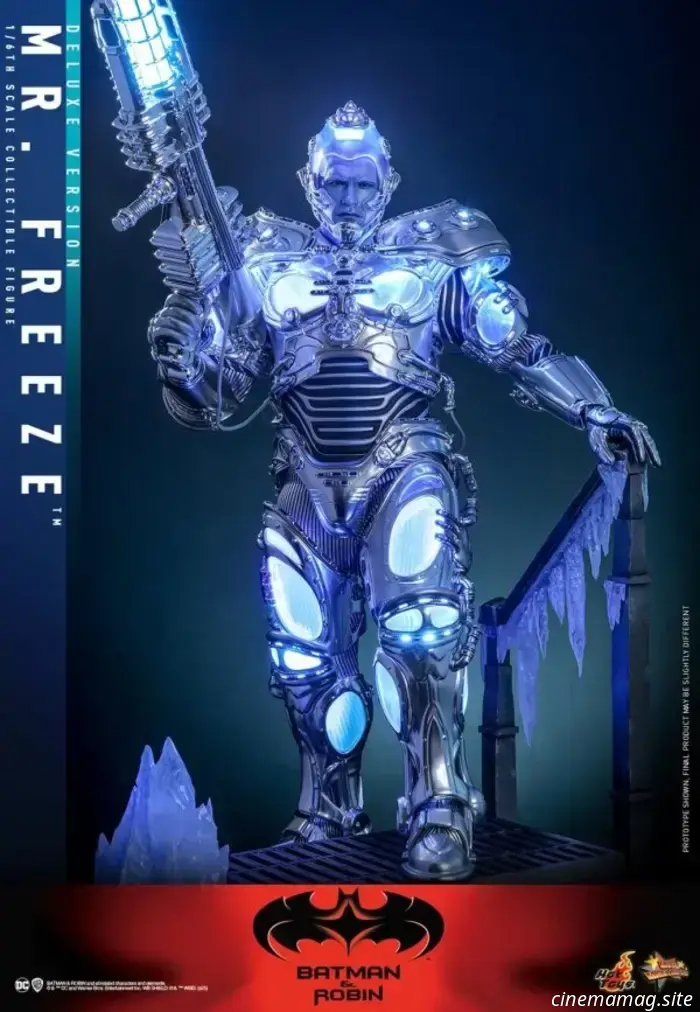 Arnold Schwarzenegger's Mr. Freeze is now part of Hot Toys' sixth scale figure collection for Batman & Robin.