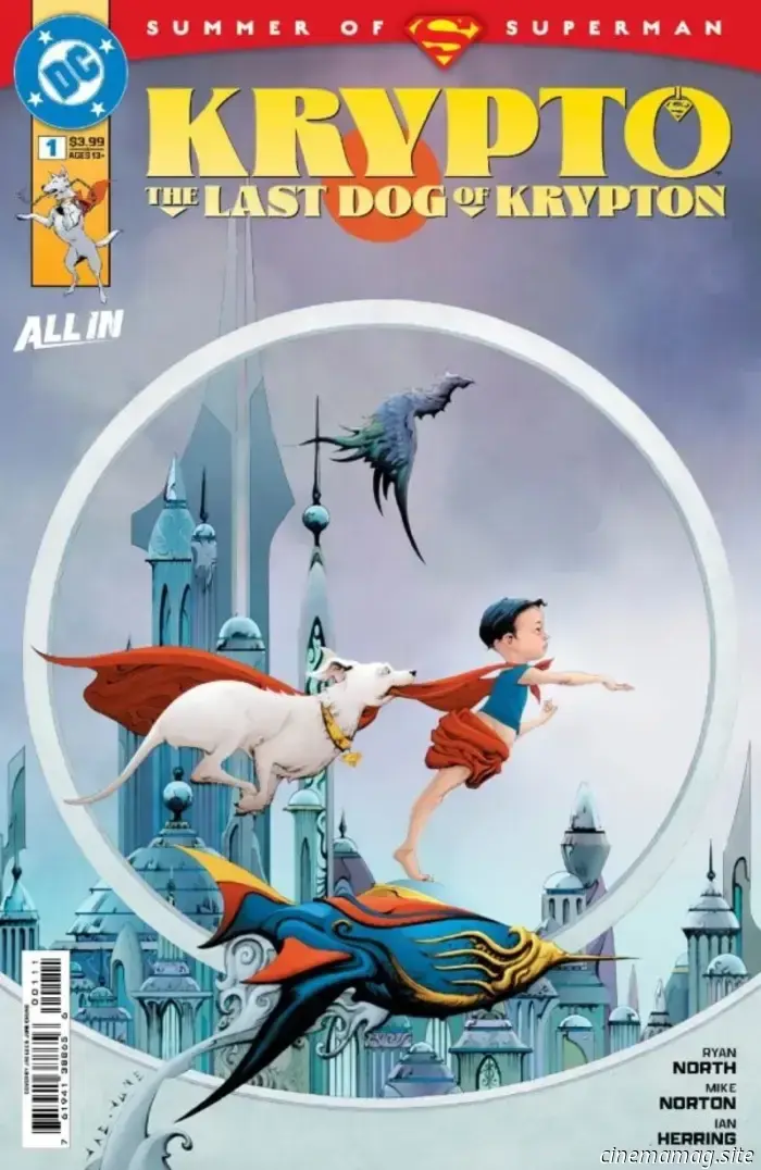 The comic series "Krypto: The Last Dog of Krypton" is set to debut in June.