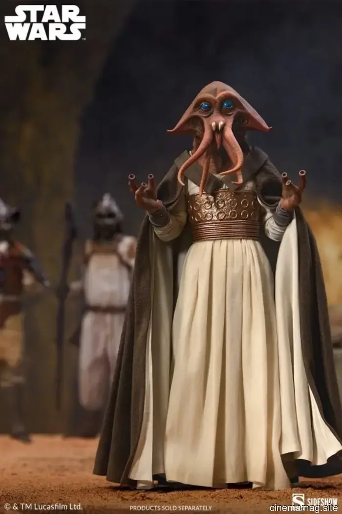Tessek, Jabba’s accountant, becomes part of Sideshow’s Star Wars Scum & Villainy collection with a sixth-scale figure.