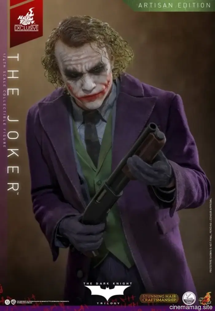Hot Toys reveals a quarter scale collectible figure of The Joker from The Dark Knight.