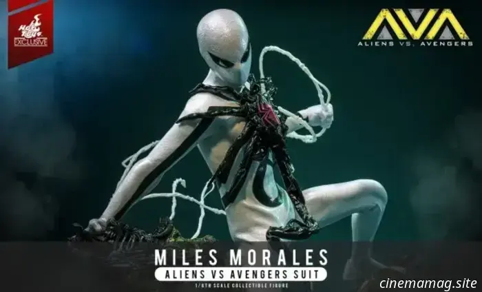 Hot Toys svela l'action figure in scala 1/6 di Miles Morales con la tuta "Aliens vs Avengers"