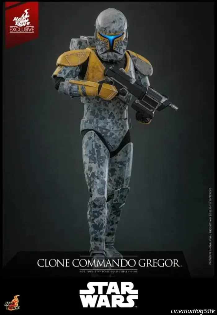 Clone Commando Gregor becomes part of Hot Toys' sixth scale action figure lineup from Star Wars.