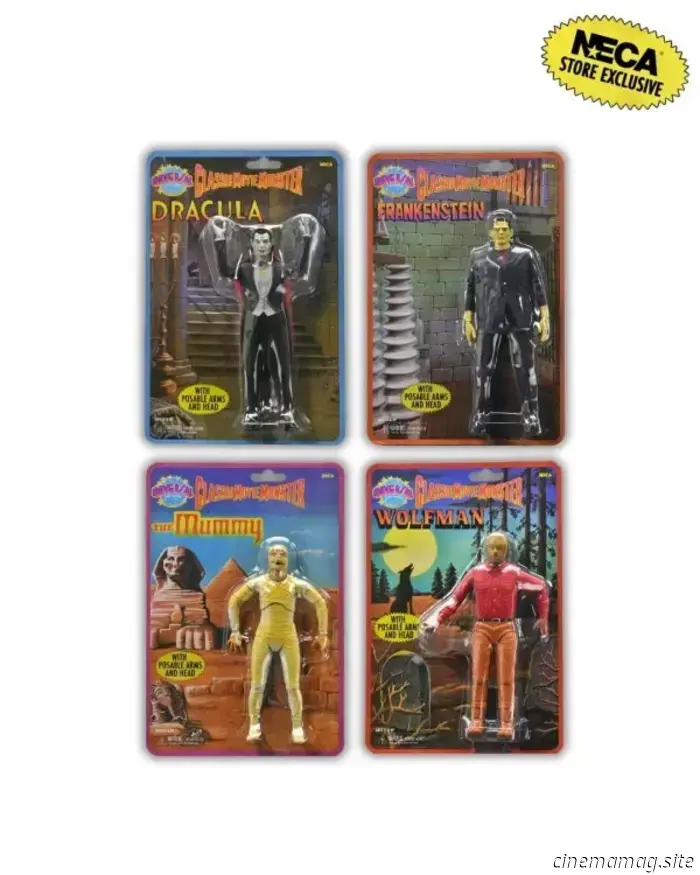 NECA lanza un paquete de figuras de acción de Universal Monsters inspirado en los monstruos clásicos del cine