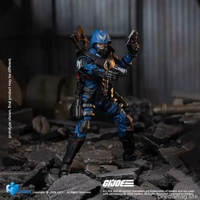 Figura de acción Cobra Officer de la mini serie Exquisite de G.I. Joe revelada por Hiya Toys